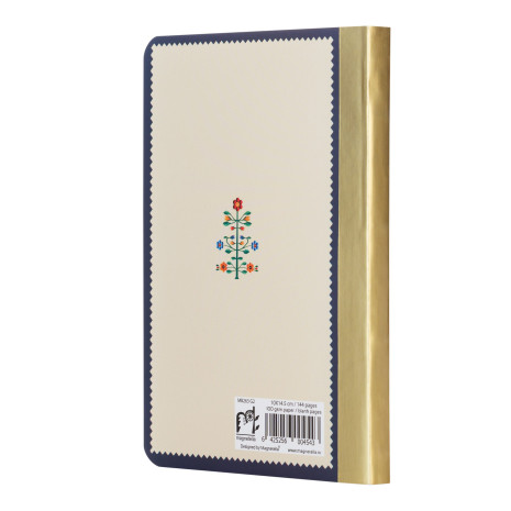 Agenda nedatata, Pomul vietii, cotor auriu, foi albe, 10 x 14,5 cm, 144 pg, MB263 G2 Agenda nedatata, Pomul vietii, cotor auriu, foi albe, 10 x 14,5 cm, 144 pg, MB263 G2
