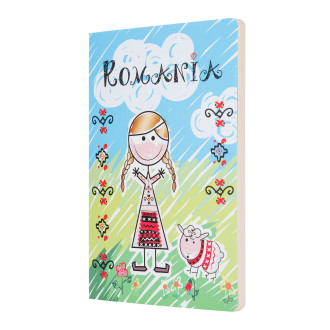 Agenda nedatata, Costum popular, foi albe, 14,9 x 21 cm, 160 pg, MB266 B1