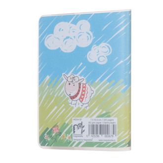 Agenda nedatata de buzunar, Costum popular, foi albe, 7 x 10,3 cm, 120 pg, coperta transparenta, MB266 B3 Agenda nedatata de buzunar, Costum popular, foi albe, 7 x 10,3 cm, 120 pg, coperta transparenta, MB266 B3