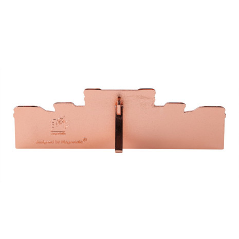 Placheta metalica, Palatul Parlamentului, placare cupru, MB451 Placheta metalica, Palatul Parlamentului, placare cupru, MB451