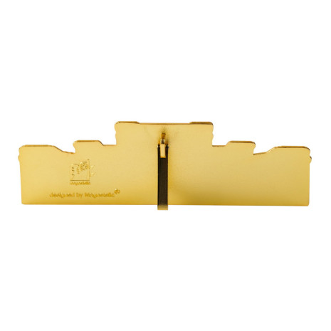 Placheta metalica, Palatul Parlamentului, auriu, MB473 Placheta metalica, Palatul Parlamentului, auriu, MB473