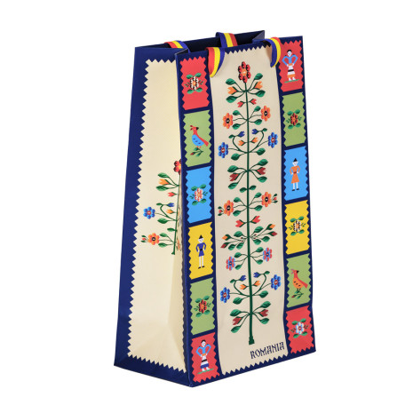 Punga cadou, Pomul vietii, 15 x 26 x 8,5 cm, MB158 D1 Punga cadou, Pomul vietii, 15 x 26 x 8,5 cm, MB158 D1